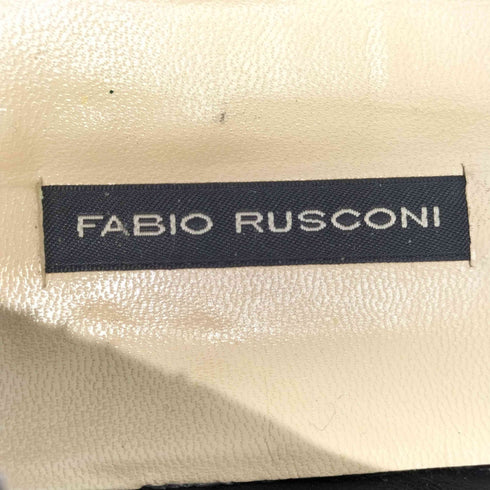 ファビオルスコーニ FABIO RUSCONI ウィングチップ バイカラー ローファー レザー スリッポン レディース JPN:38