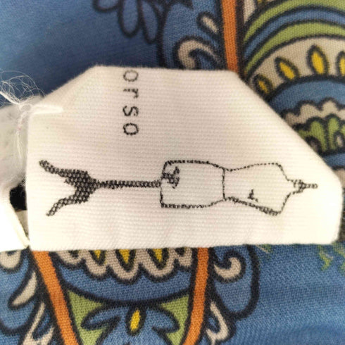 パターントルソー PATTERNTORSO ペイズリー ロングスリーブ シャツワンピース レディース