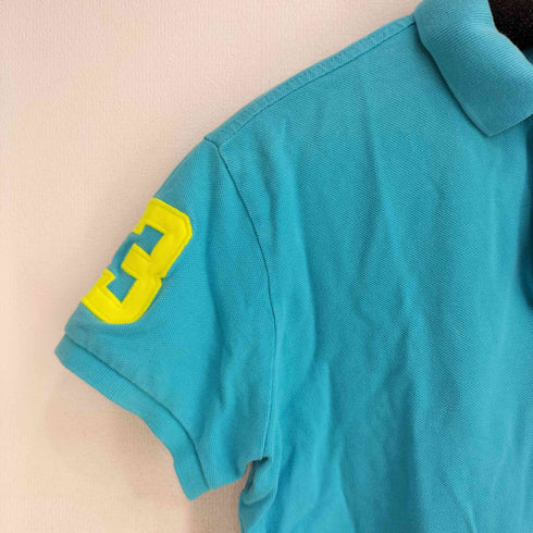 ポロバイラルフローレン Polo by RALPH LAUREN 90S CUSTOM FIT ビックポニー刺繍 ナンバー3 S/S ポロシャツ メンズ import:S