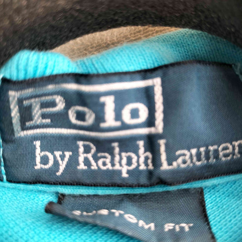 ポロバイラルフローレン Polo by RALPH LAUREN 90S CUSTOM FIT ビックポニー刺繍 ナンバー3 S/S ポロシャツ メンズ import:S