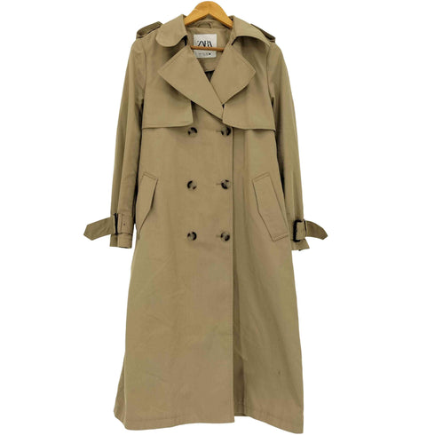 ザラ ZARA ZW Collection ベルト付き トレンチコート レディース import:S
