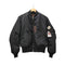 バズリクソンズ BUZZ RICKSONS 25AW WILLIAM GIBSON COLLECTION Type BLACK MA-1 ALBERT TURNER & CO INC MODEL フライト ジャケット メンズ JPN:S