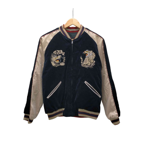 テイラートウヨウ TAILOR TOYO テーラー東洋 25AW Mid 1950s Style Velveteen (Two-tone) × Acetate Souvenir Jacket WHITE DRAGON × EAGLE 別珍 スカジャン メンズ JPN:S