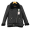 ザラ ZARA ダブルライダースフェイクムートンジャケット レディース import:XS