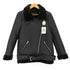 ザラ ZARA ダブルライダースフェイクムートンジャケット レディース import:XS