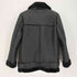 ザラ ZARA ダブルライダースフェイクムートンジャケット レディース import:XS