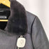 ザラ ZARA ダブルライダースフェイクムートンジャケット レディース import:XS