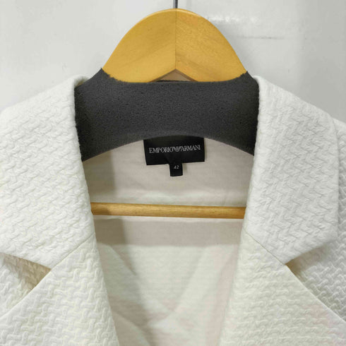 エンポリオアルマーニ EMPORIO ARMANI エンボス 1B テーラード ジャケット レディース EUR:42