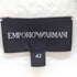 エンポリオアルマーニ EMPORIO ARMANI エンボス 1B テーラード ジャケット レディース EUR:42