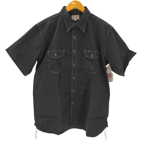 バズリクソンズ BUZZ RICKSONS HERRINGBONE SHIRT ヘリンボーン S/S シャツ メンズ 15-15 1/2