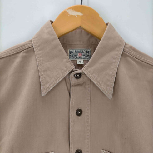 バズリクソンズ BUZZ RICKSONS HERRINGBONE SHIRT ヘリンボーン S/S シャツ メンズ 15-15 1/2