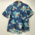 MANGO HOUSE ハイビスカス 三線 オープンカラー S/S アロハシャツ レディース JPN:L