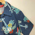 MANGO HOUSE ハイビスカス 三線 オープンカラー S/S アロハシャツ レディース JPN:L
