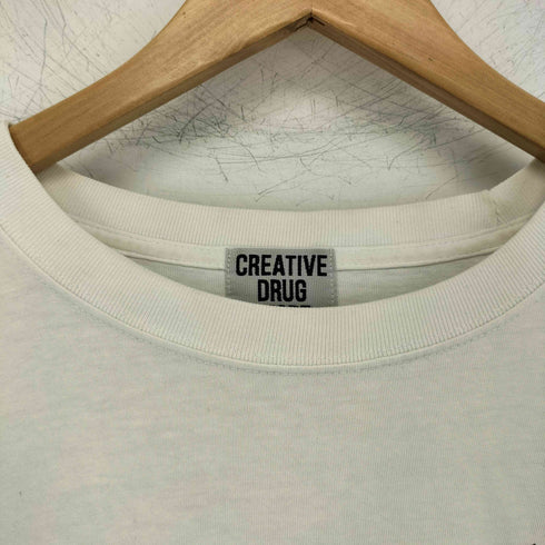 クリエイティブドラッグストア CREATIVE DRUG STORE BOBBY. YAMAMOTO ロゴプリント クルーネック 半袖 Tシャツ メンズ import:XL