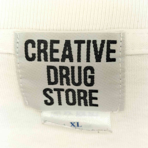 クリエイティブドラッグストア CREATIVE DRUG STORE BOBBY. YAMAMOTO ロゴプリント クルーネック 半袖 Tシャツ メンズ import:XL