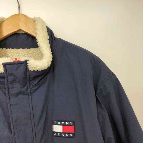 トミージーンズ tommy jeans リバーシブル シェルパ ジャケット メンズ import:XL