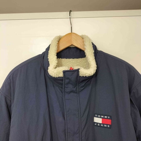 トミージーンズ tommy jeans リバーシブル シェルパ ジャケット メンズ import:XL