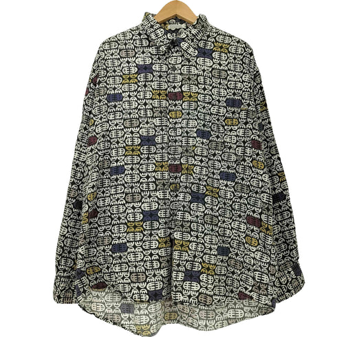 Henry Grethel コットン レーヨン 総柄 L/S シャツ メンズ import:XL