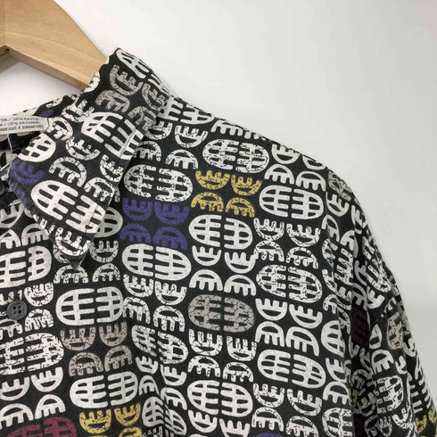 Henry Grethel コットン レーヨン 総柄 L/S シャツ メンズ import:XL