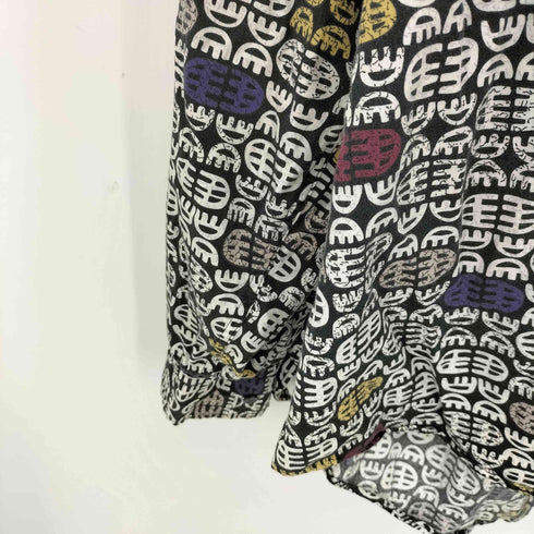 Henry Grethel コットン レーヨン 総柄 L/S シャツ メンズ import:XL