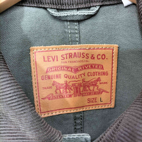 リーバイス Levis 襟コーデュロイ キャンバス カバーオール エンジニアコート メンズ import:L