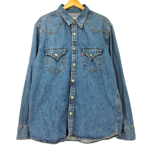 リーバイス Levis Type1 Jeans デニムウエスタン L/S シャツ メンズ import:L