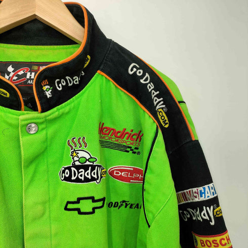 ハセオーセンティックス HASE AUTHENTICS NASCAR 企業ロゴ 刺繍 レーシング ジャケット メンズ import:L