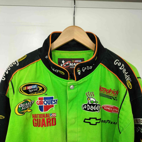 ハセオーセンティックス HASE AUTHENTICS NASCAR 企業ロゴ 刺繍 レーシング ジャケット メンズ import:L