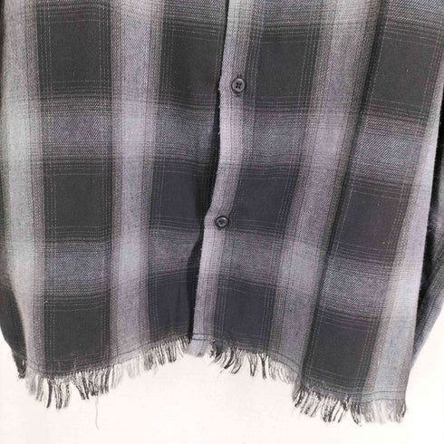 スラッシャー THRASHER CHECK DAMAGE S/S SHIRTS メンズ JPN:XL
