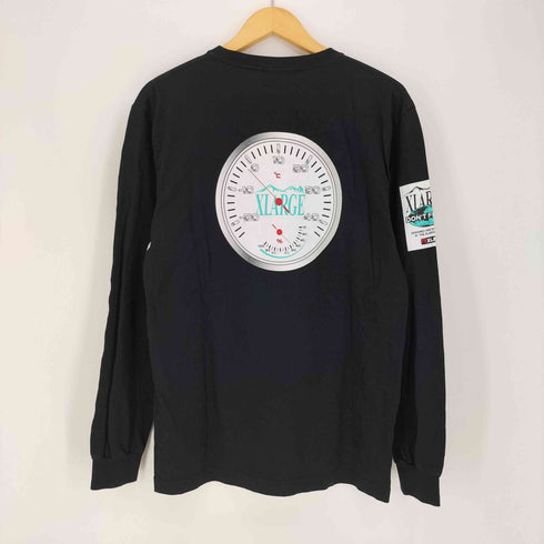 エクストララージ XLARGE Thermometer バックプリント ポケット 長袖Tシャツ メンズ import:M