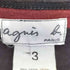 アニエスベー agnes b. PARIS ボーダー コットン 半袖クルーネックTシャツ レディース 3