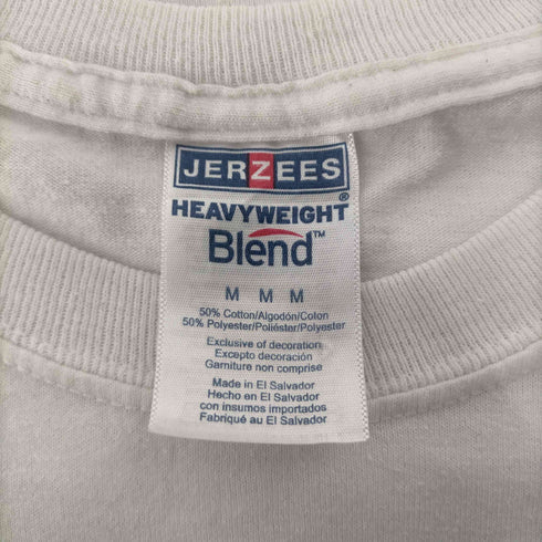 ジャージーズ JERZEES HEAVYWEIGHT Blend GUARD バックロゴ プリント エンブレム Tシャツ メンズ import:M