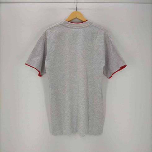 ベイサイド BAYSIDE 90S USA製 HEAVY WEIGHT JEWEL IA ホーク 鷹 プリント ネックレイヤー Tシャツ メンズ import:L