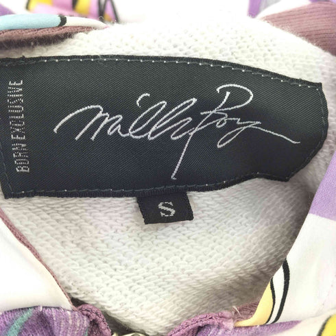 ミルクボーイ MILKBOY ピエロプリントジップフーディー レディース JPN:S