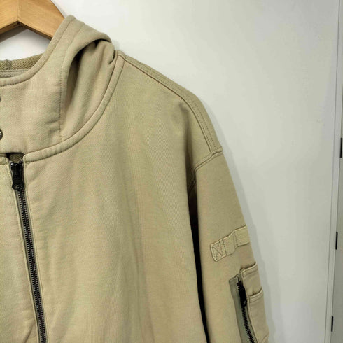 コロンビア Columbia 00s コットン ハイネック フレンチテリー ジップアップパーカー メンズ import:L