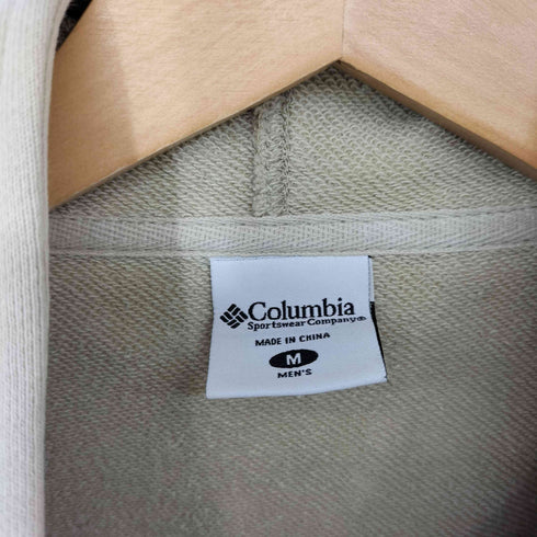 コロンビア Columbia 00s コットン ハイネック フレンチテリー ジップアップパーカー メンズ import:L