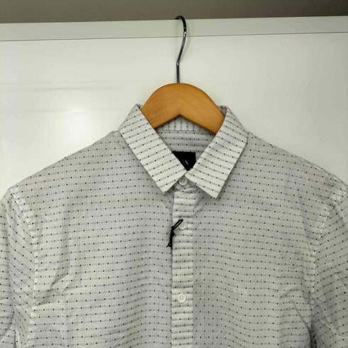 アルマーニエクスチェンジ ARMANI EXCHANGE コットン100 総柄 レギュラーカラー L/S シャツ メンズ import:XS