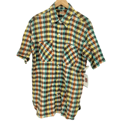 シュガーケーン SUGAR CANE シアサッカーシャツ メンズ JPN:M