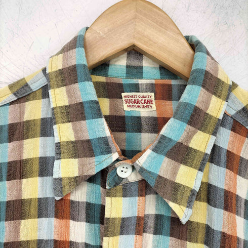 シュガーケーン SUGAR CANE シアサッカーシャツ メンズ JPN:M