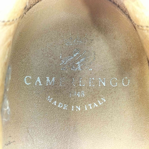 camerlengo イタリア製 スエード レザー 切替 スニーカー メンズ