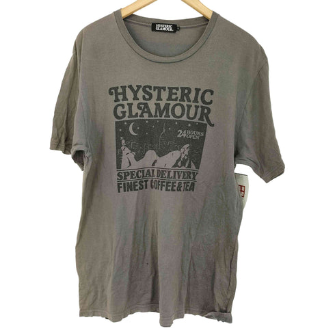 ヒステリックグラマー HYSTERIC GLAMOUR プリントクルーネックTシャツ メンズ JPN:L