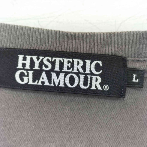 ヒステリックグラマー HYSTERIC GLAMOUR プリントクルーネックTシャツ メンズ JPN:L