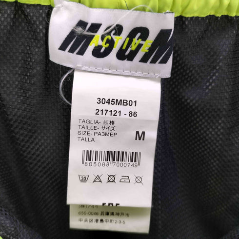 エムエスジーエム MSGM MSGM ACTIVE 裏地メッシュ アクティブショーツ メンズ M