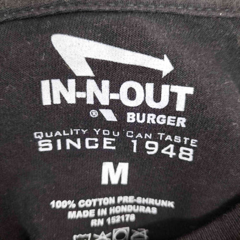 インアウトバーガー IN-N-OUT BURGER 両面プリント L/S Tシャツ メンズ JPN:M