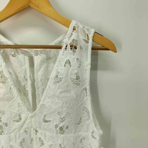 ユナイテッドアローズグリーンレーベルリラクシング UNITED ARROWS green label relaxing レース ノースリーブ ブラウス レディース