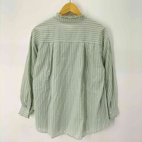 ユナイテッドアローズグリーンレーベルリラクシング UNITED ARROWS green label relaxing フリルネック ブラウス レディース FREE