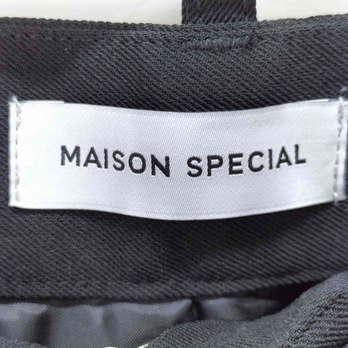 メゾンスペシャル MAISON SPECIAL ダブルウエストバナナ パンツ レディース JPN:38