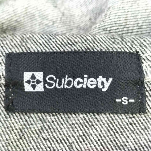 サブサエティ Subciety Bandanna denim hoodie バンダナ デニム フーディ メンズ JPN:S