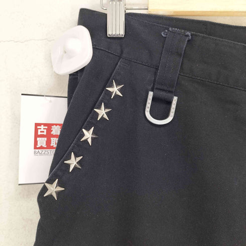 DIVINER Y2K スター 星 スタッズ 刺繍ロゴ パンツ メンズ JPN:XL