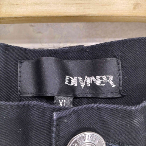 DIVINER Y2K スター 星 スタッズ 刺繍ロゴ パンツ メンズ JPN:XL